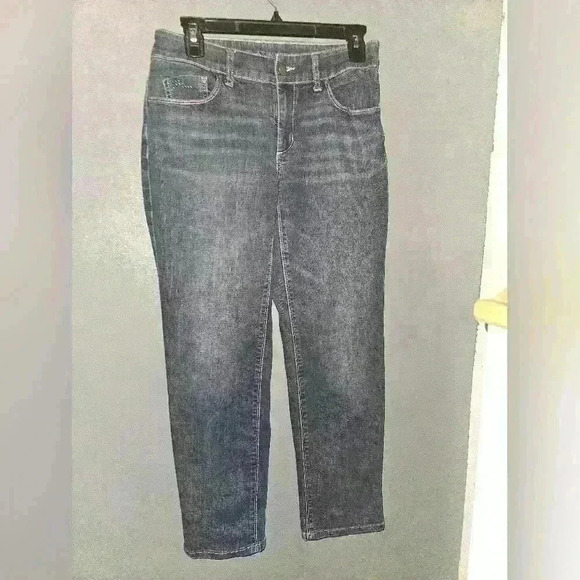 Chico's Platinum Womans Jeans Size 00 Regular - Picture 1 of 14